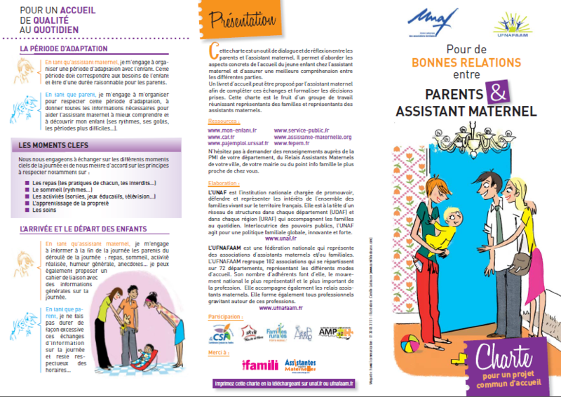 Cahier de liaison Assistant(e) Maternel(le) – Parents – Happy AssMat